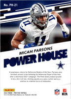 2022 Panini Prestige Power House Micah Parsons #PH-21
