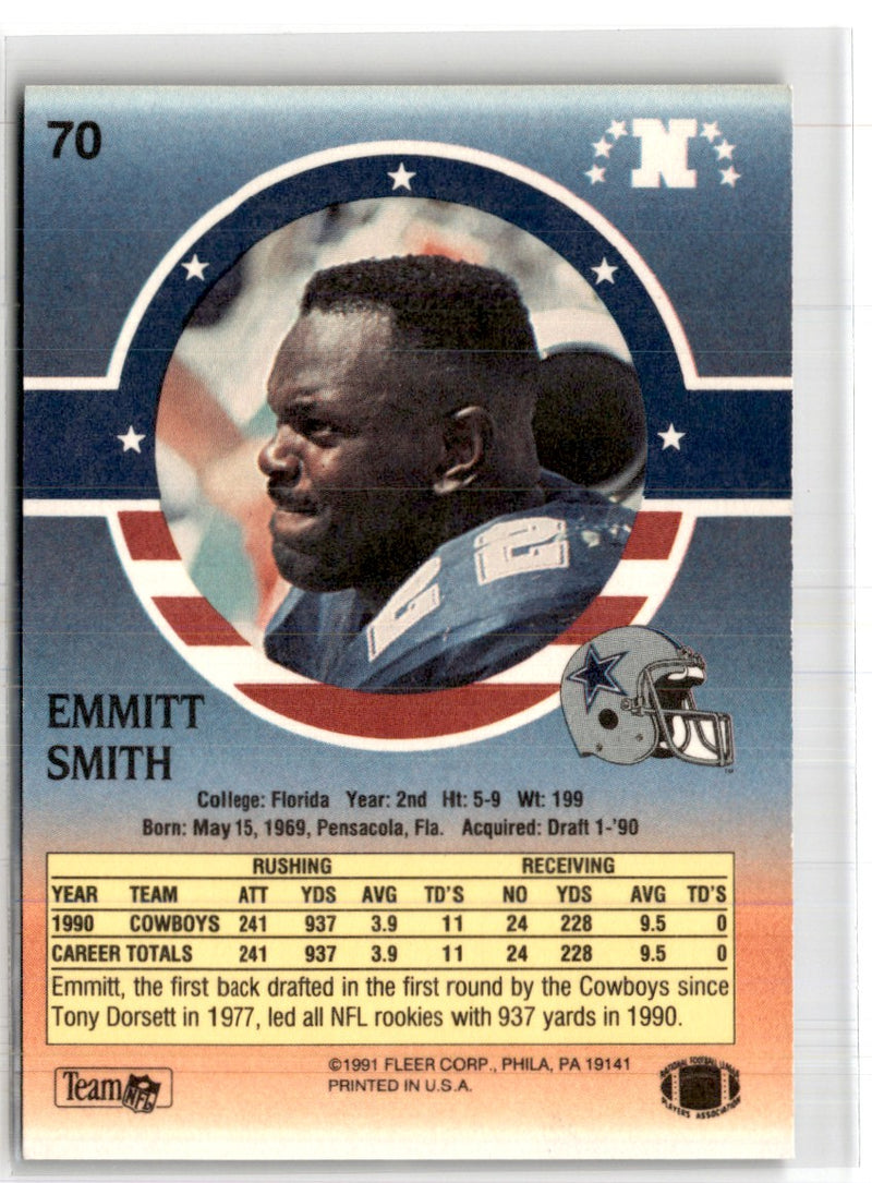 1991 Fleer Stars and Stripes Emmitt Smith