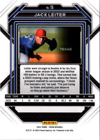 2023 Panini Prizm Jack Leiter #15