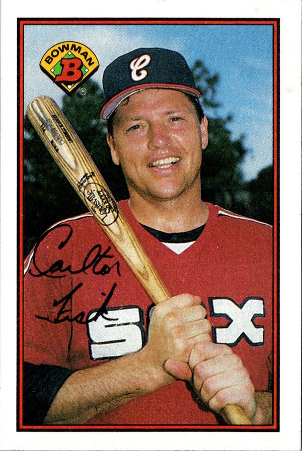 1989 Bowman Carlton Fisk #62