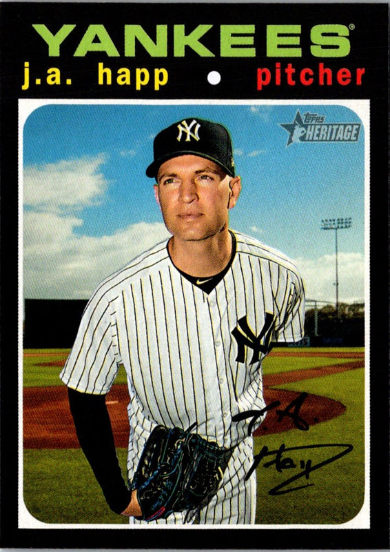 2020 Topps Heritage J.A. Happ #47