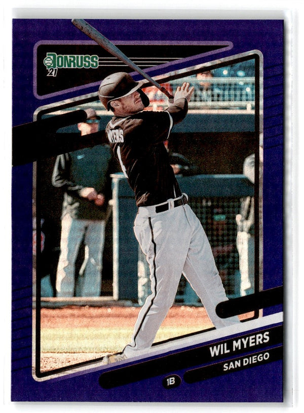 2021 Donruss Holo Blue Wil Myers #193