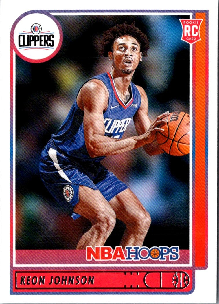 2021 Hoops Red Backs Keon Johnson