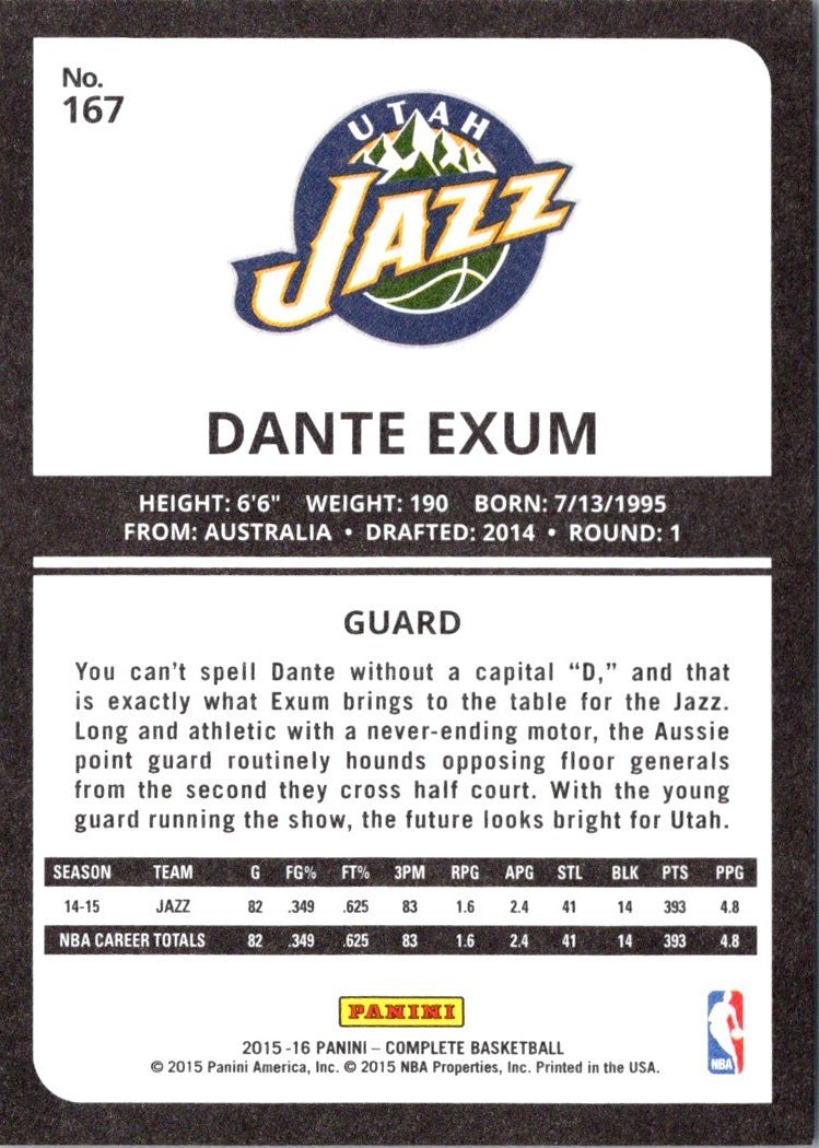 2015 Panini Complete Dante Exum