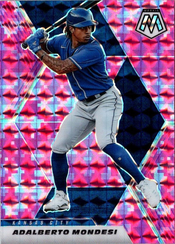 2021 Panini Mosaic Pink Camo Adalberto Mondesi #129