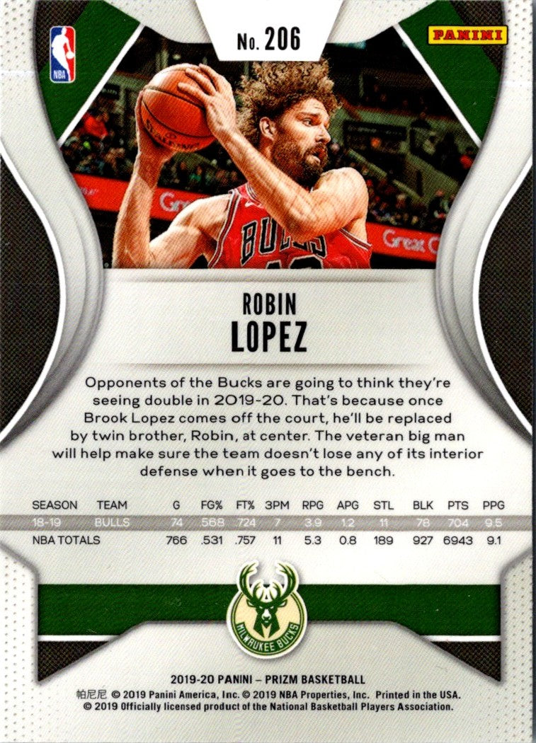 2019 Panini Prizm Robin Lopez