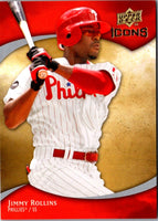 2009 Upper Deck Icons Jimmy Rollins #54