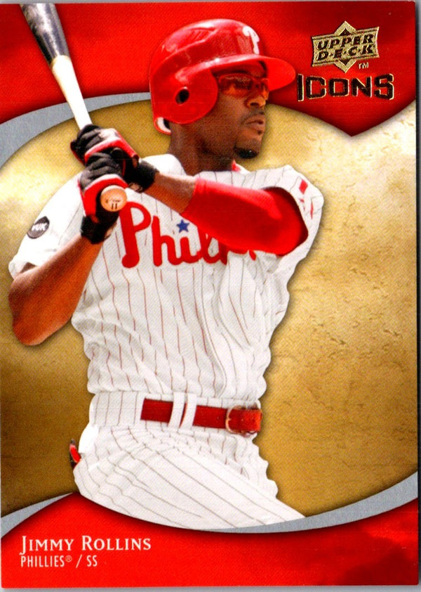 2009 Upper Deck Icons Jimmy Rollins #54