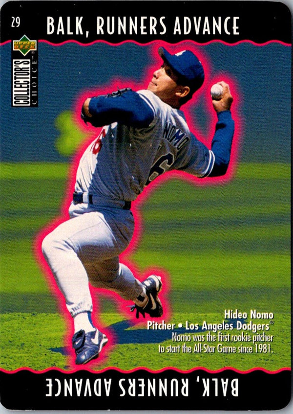 1996 Collector's Choice You Make the Play Hideo Nomo #29B