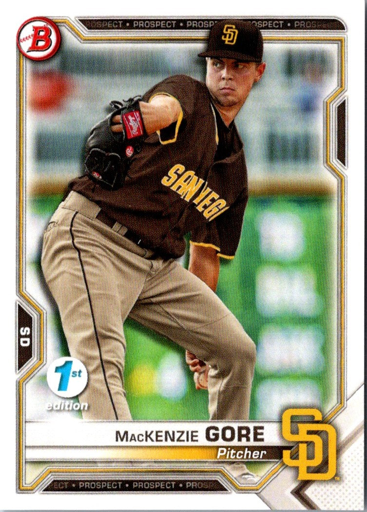 2021 Bowman 1st Edition MacKenzie Gore