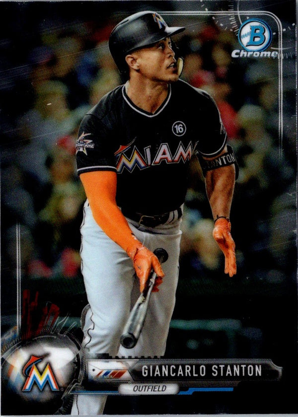 2017 Bowman Chrome Giancarlo Stanton #66