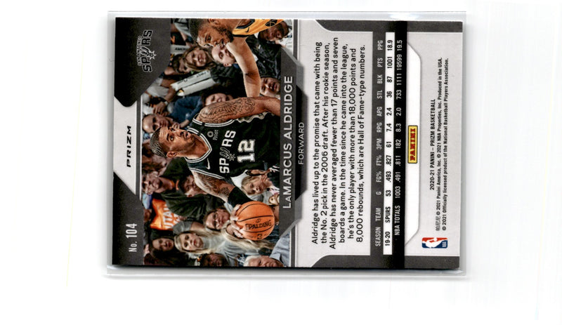 2020 Panini Prizm LaMarcus Aldridge