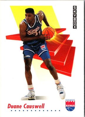 1991 SkyBox Duane Causwell #245 Rookie