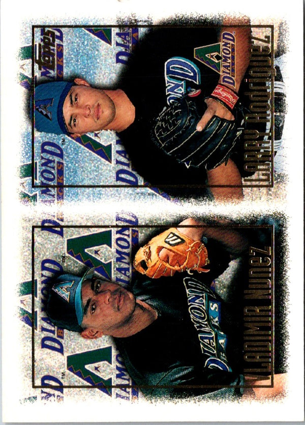 1997 Topps Vladimir Nunez/Larry Rodriguez #250 Rookie