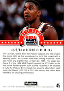 1994 SkyBox USA Isiah Thomas