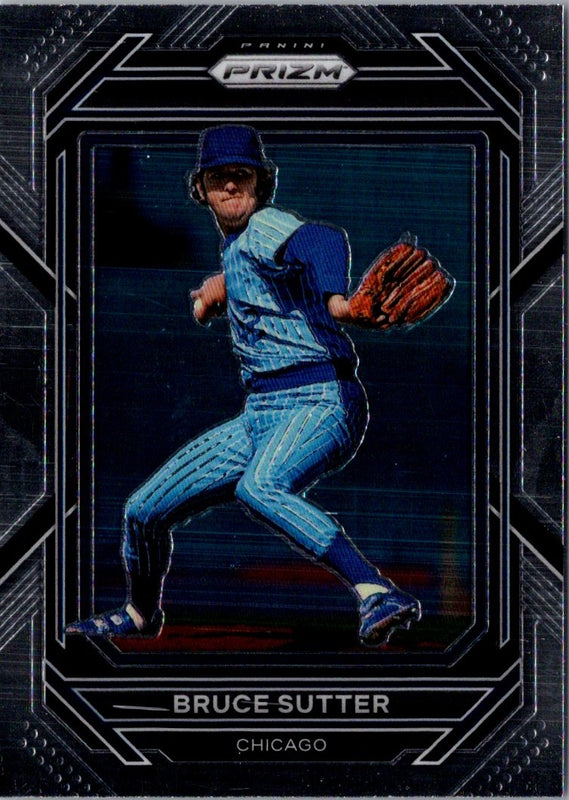 2023 Panini Prizm Blue Ice Bruce Sutter #284