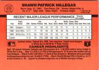 1990 Donruss Shawn Hillegas #619