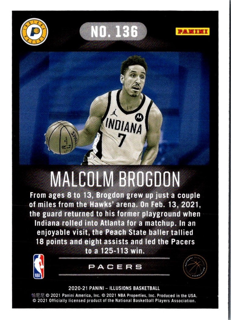 2020 Panini Illusions Malcolm Brogdon