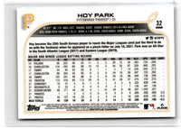 2022 Topps Chrome Hoy Park #32 Rookie