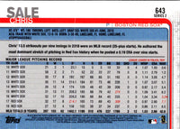 2019 Topps Chris Sale #643