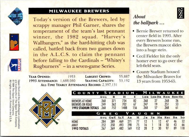 1994 Finest Greg Vaughn