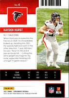 2021 Panini Contenders Red Zone Hayden Hurst #6