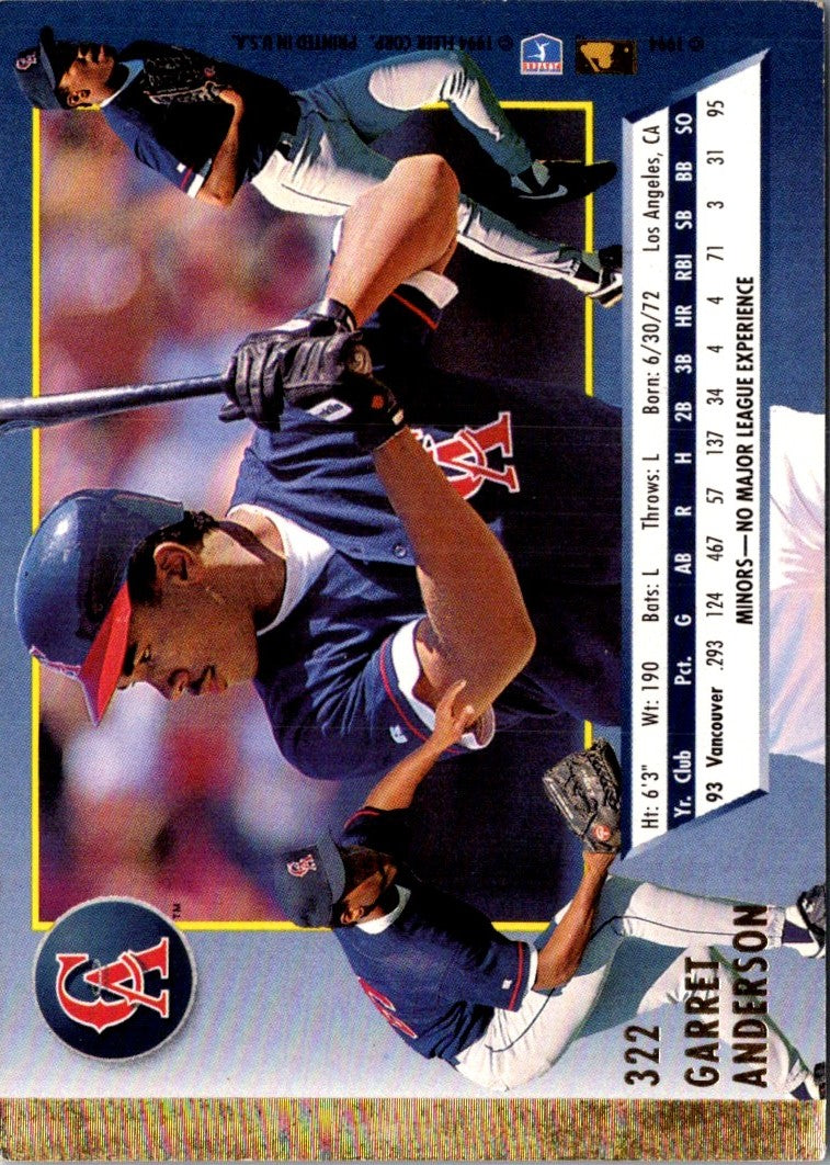 1994 Ultra Garret Anderson