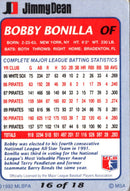 1992 Jimmy Dean Bobby Bonilla