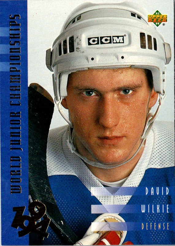 1993 Upper Deck David Wilkie #558 Rookie