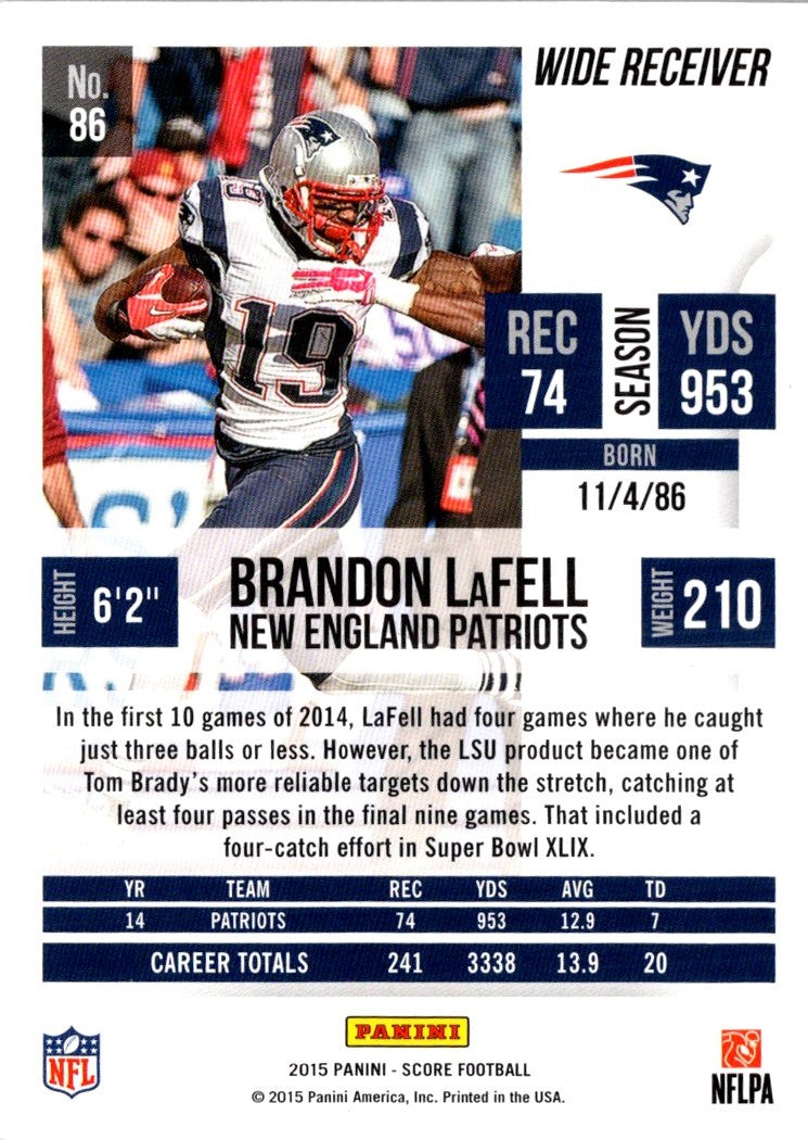 2015 Score Brandon LaFell