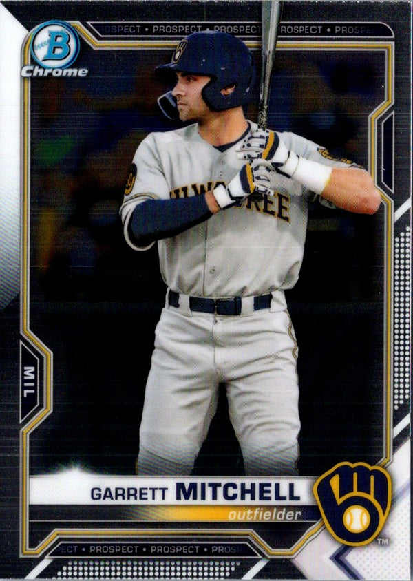 2021 Bowman Chrome Prospects Garrett Mitchell #BCP-129