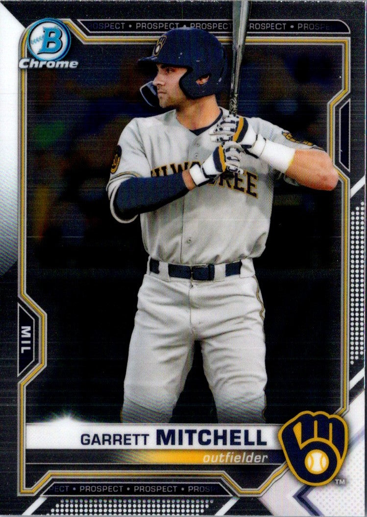 2021 Bowman Chrome Prospects Garrett Mitchell