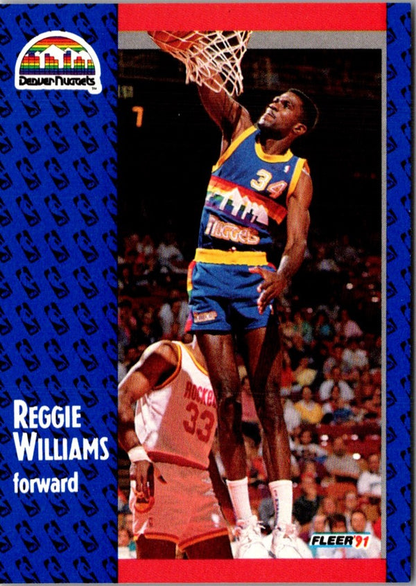 1991 Fleer Reggie Williams #54