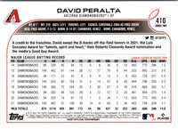 2022 Topps David Peralta #410