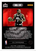 2021 Panini Kawhi Leonard #14