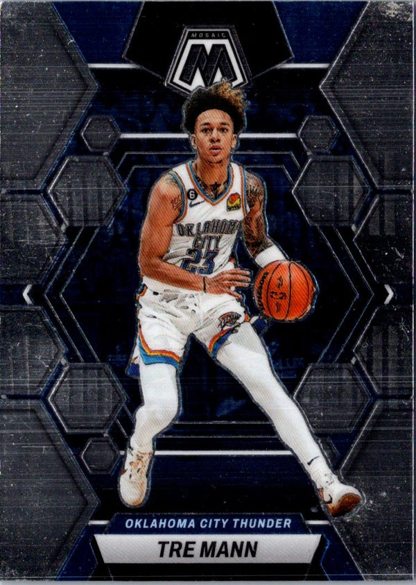 2022 Panini Mosaic Blue Tre Mann #186