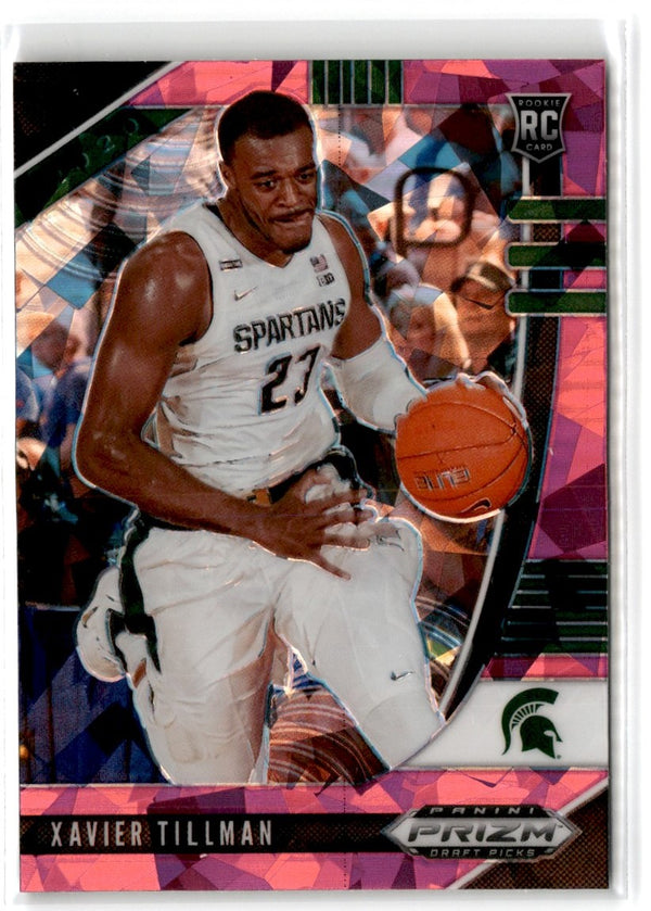 2020 Panini Prizm Draft Picks Collegiate Xavier Tillman #62