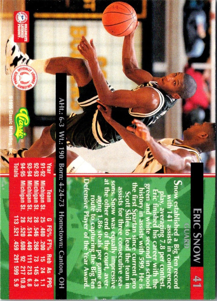 1995 Classic Foil Eric Snow