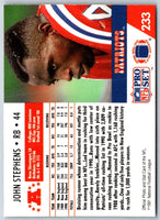1991 Pro Set John Stephens #233