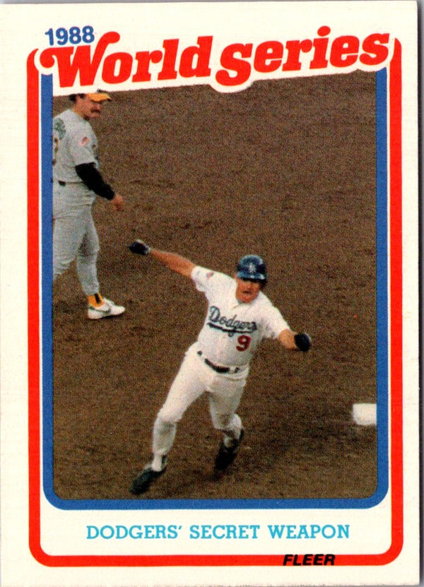 1989 Fleer World Series Glossy Dodgers' Secret Weapon #1