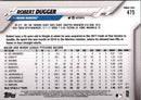 2020 Topps Robert Dugger