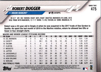 2020 Topps Robert Dugger #475 Rookie