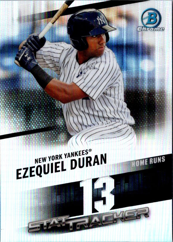 2020 Bowman Chrome Stat Tracker Ezequiel Duran #ST-28