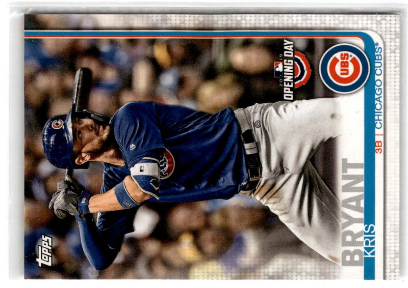 2019 Topps Opening Day Kris Bryant