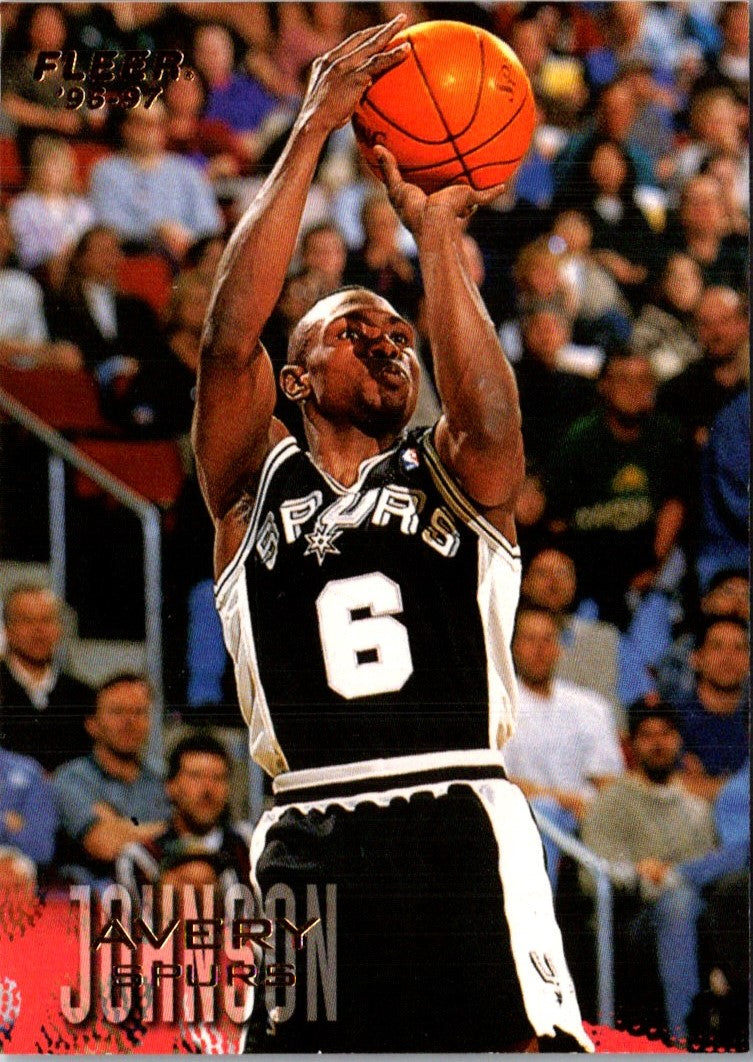 1996 Fleer European Avery Johnson