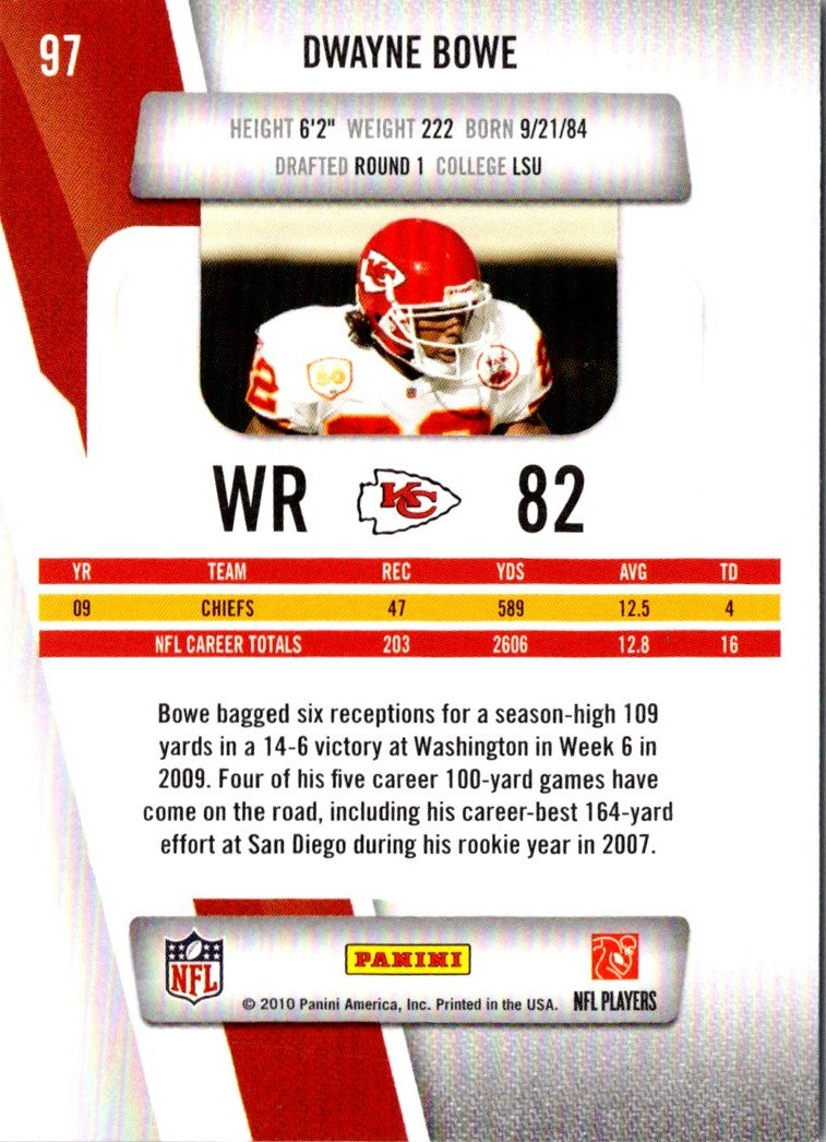 2010 Panini Prestige Dwayne Bowe