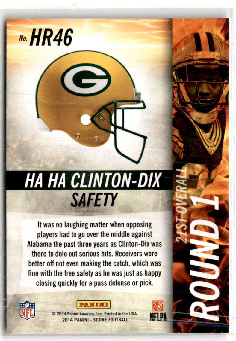 2014 Score Hot Rookies Ha Ha Clinton-Dix