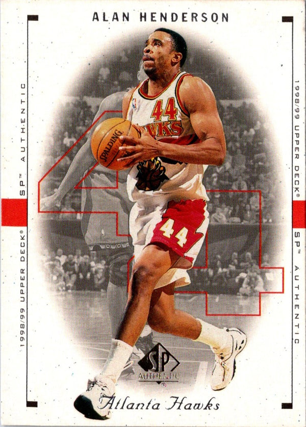 1998 SP Authentic Alan Henderson #13
