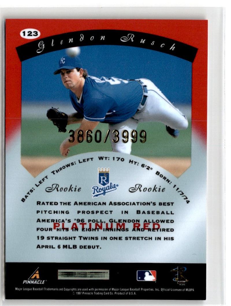 1997 Pinnacle Totally Certified Glendon Rusch