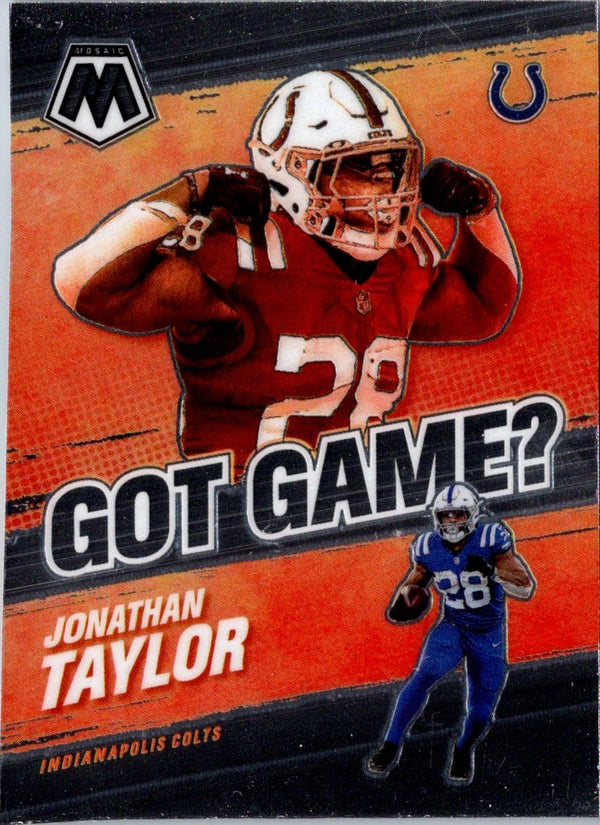 2020 Leaf Draft Red Jonathan Taylor #74